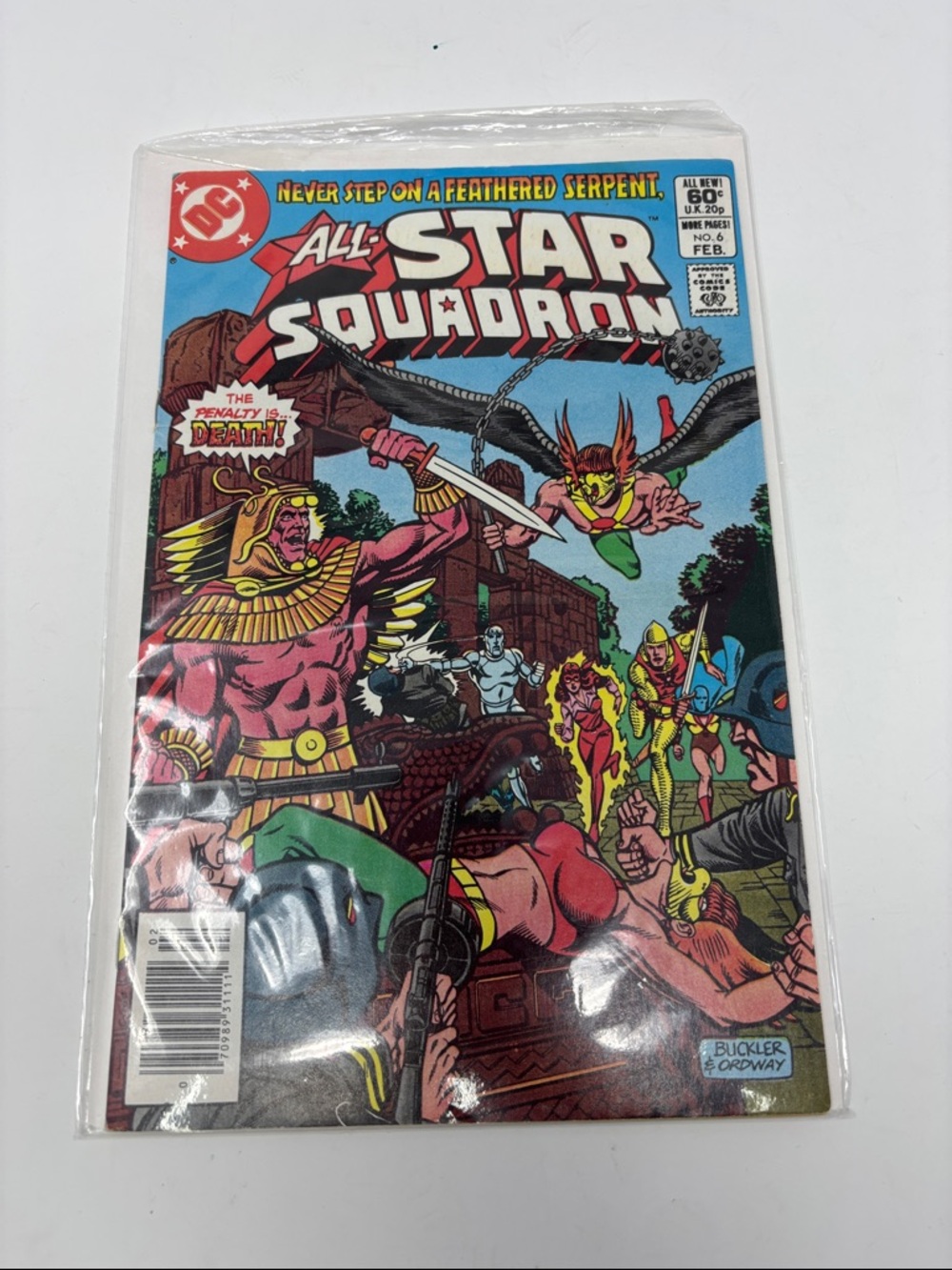 DC All-Star Squadron Comic Book - Bright Multi-Color Cover #6 volume 2